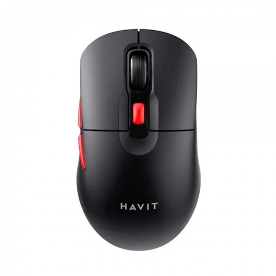 Havit Wireless Mouse (MS59WB) 2.4GHz, 800/1200/1600 DPI, ABS, PC, AA Battery Black / Red