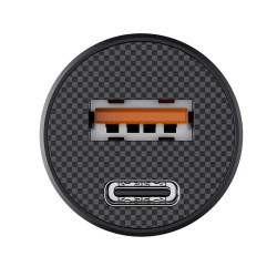 Havit Car charger (CC2022) USB, Type C, PD20W, 3A, PC Black