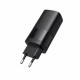 Havit Wall Charger (UC10) 2x Type C, USB, PD65W, Fast Charging Black