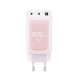Havit Wall Charger (UC260 EU) 2x USB C, USB, 65W Pink