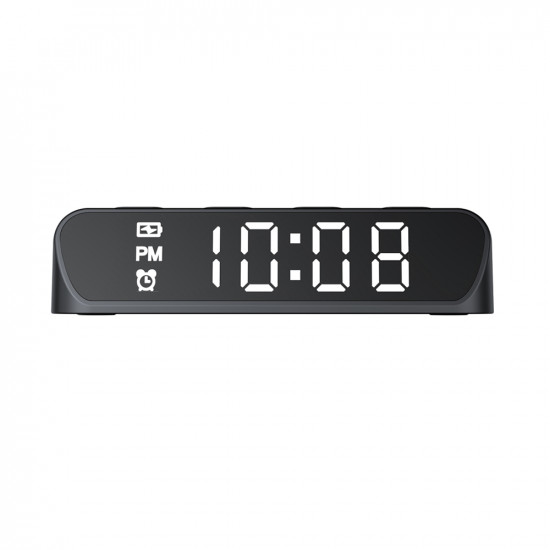 Havit Phone Wireless Charger (W3031) with Clock Display, 15W Black