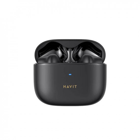 Havit Wireless Earbuds (TW958 Pro) Bluetooth 5.3, with Microphone, TWS, ANC Type C, 500mAh, IPX4 Waterproof Black