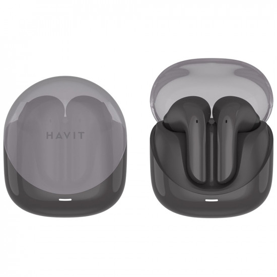 Havit Wireless Earbuds Modern Buds (TW974) for Gaming, with Microphone, Bluetooth 5.3, TWS, ENC, USB C, 400mAh Black