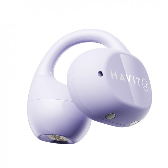 Havit Wireless Earbuds (OWS916 LITE) Type C, Bluetooth 5.4, ENC with Two Microphones, IPX5, 400mAh, Life App Purple