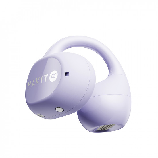 Havit Wireless Earbuds (OWS916 LITE) Type C, Bluetooth 5.4, ENC with Two Microphones, IPX5, 400mAh, Life App Purple