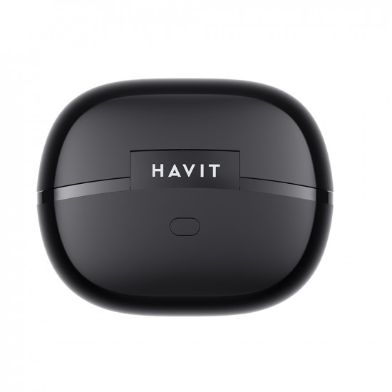 Havit Wireless Earbuds (OWS916 LITE) Type C, Bluetooth 5.4, ENC with Two Microphones, IPX5, 400mAh, Life App Black
