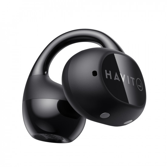 Havit Wireless Earbuds (OWS916 LITE) Type C, Bluetooth 5.4, ENC with Two Microphones, IPX5, 400mAh, Life App Black