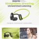 Havit Bluetooth Earphones (E553BT) Open ear (Air Conduction), Bluetooth 5.3, Noise Cancellation, Type C, 110mAh Green