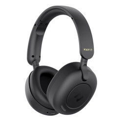Havit Wireless Headphones (H655BT) On ear, Bluetooth 5.3, Hybrid Active Nosie Cancelling, 700mAh, Foldable, USB C Black