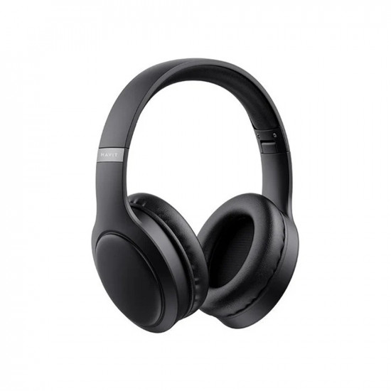 Havit Wireless Headphones (H633BT) with Microphone, Bluetooth 5.1, Foldable, Button Control, AUX, USB C, 350mAh Blue Havit Wireless Headphones (H633BT) with Microphone, Bluetooth 5.1, Foldable, Button Control, AUX, USB C, 350mAh Blue