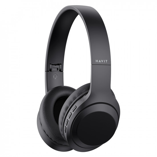 Havit Wireless Headphones (H628BT) Bluetooth 5.1, 200mAh, Foldable, Type C, AUX Black