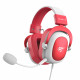 Havit Gaming Headphones (H2002d) Detachable Microphone, 53mm Speaker, Compatible with PS4/XBOX, Jack 3.5mm, 2m Red