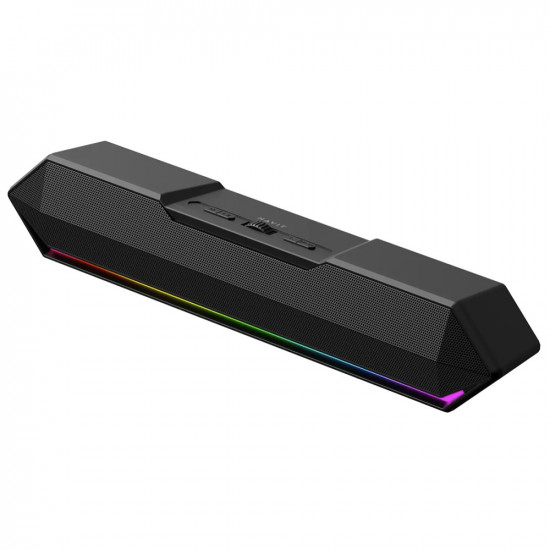 Havit Wireless Speaker (SK772BT) for Gaming, USB C, Bluetooth 5.3, TWS, LED Lights, AUX, TF, USB, 10W, 1200mAh Black