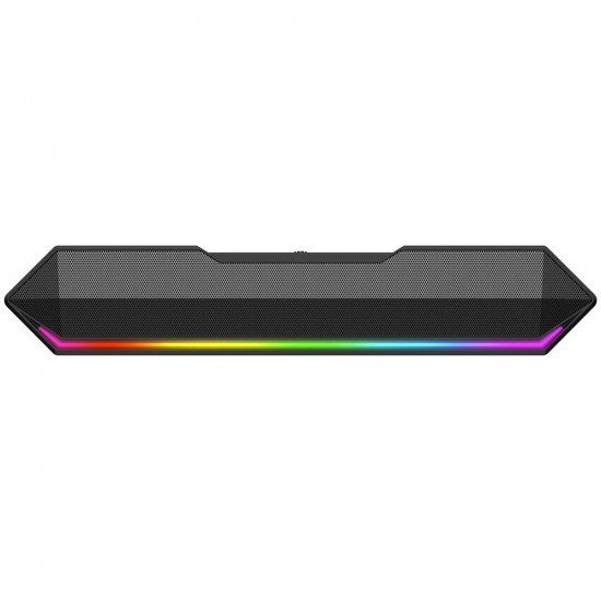Havit Wireless Speaker (SK772BT) for Gaming, USB C, Bluetooth 5.3, TWS, LED Lights, AUX, TF, USB, 10W, 1200mAh Black