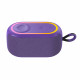 Havit Wireless Speaker (SK809BT) USB C, Bluetooth 5.3, TWS, TF, USB, FM, AUX, Hands Free Call, RGB, IPX5, 1200mAh Violet