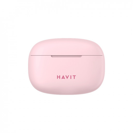Havit Wireless Earbuds (TW967 Pro) with Microphone, Bluetooth 5.3, True Wireless Stereo, Type C, 300mAh Pink