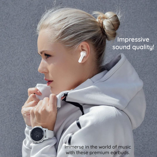 Havit Wireless Earbuds (TW967 Pro) with Microphone, Bluetooth 5.3, True Wireless Stereo, Type C, 300mAh Pink