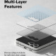 Ringke Cover Display Easy Slide Tempered Glass Pro (2 pack) Samsung Galaxy Z Flip7 Clear