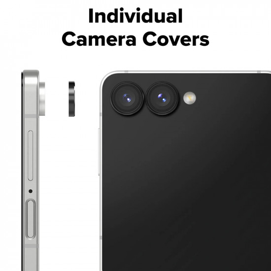 Ringke Camera Lens Frame Glass Samsung Galaxy Z Flip7 Black