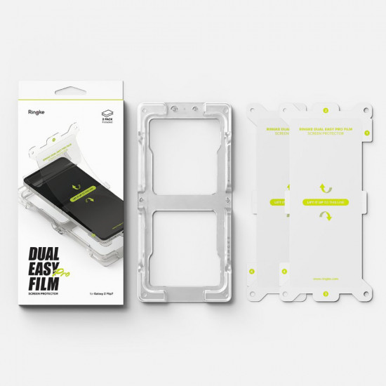 Ringke Dual Easy Pro Film (2 pack) Samsung Galaxy Z Flip7 Clear