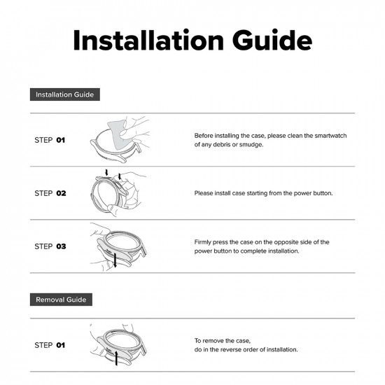 Ringke (2 pack) Slim Case Samsung Galaxy Watch8 40mm Clear / Alpine Clear