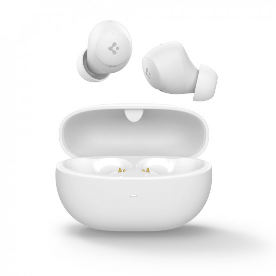 Spigen Wireless Earbuds (SA2401) Bluetooth 5.2, Active Noise Cancelling, Microphone, Touch Control, Audio App White Spigen Wireless Earbuds (SA2401) Bluetooth 5.2, Active Noise Cancelling, Microphone, Touch Control, Audio App White
