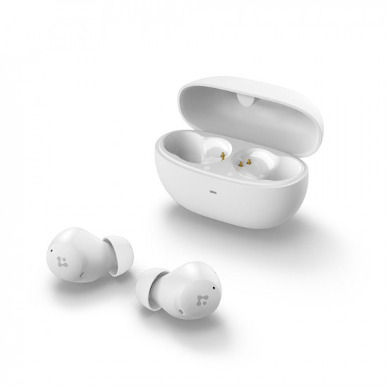 Spigen Wireless Earbuds (SA2401) Bluetooth 5.2, Active Noise Cancelling, Microphone, Touch Control, Audio App White Spigen Wireless Earbuds (SA2401) Bluetooth 5.2, Active Noise Cancelling, Microphone, Touch Control, Audio App White