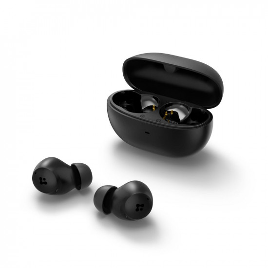 Spigen Wireless Earbuds (SA2401) Bluetooth 5.2, Active Noise Cancelling, Microphone, Touch Control, Audio App Black