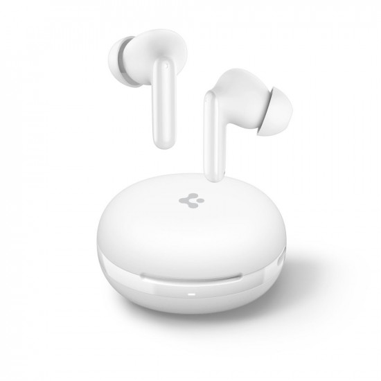 Spigen Wireless Earbuds (SA2400) Bluetooth 5.3, Active Noise Cancelling, Microphone, Touch Control, Audio App White Spigen Wireless Earbuds (SA2400) Bluetooth 5.3, Active Noise Cancelling, Microphone, Touch Control, Audio App White
