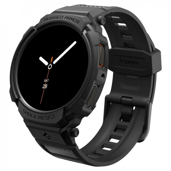 Spigen Rugged Armor Pro Samsung Galaxy Watch8 40mm Matte Black Spigen Rugged Armor Pro Samsung Galaxy Watch8 40mm Matte Black