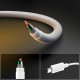 Spigen Data Cable Essential (EB6020CC) Fast Charging, 2x Type C, 60W, 480Mbps, 2m White