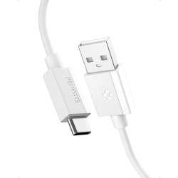 Spigen Data Cable Essential (EB6020AC) Fast Charging, USB to Type C, 60W, 480Mbps, 2m White