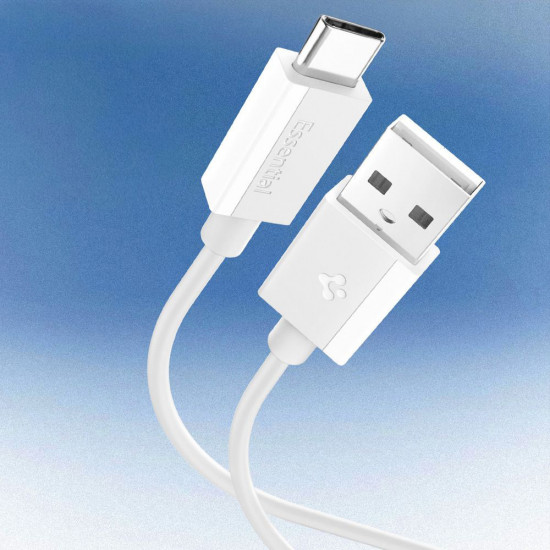 Spigen Data Cable Essential (EB6020AC) Fast Charging, USB to Type C, 60W, 480Mbps, 2m White