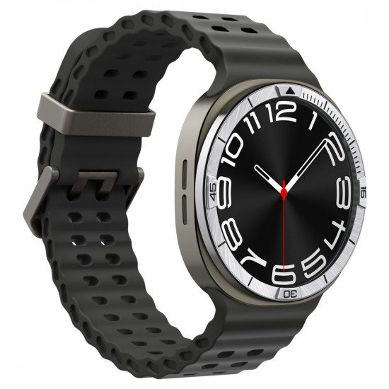 Spigen Bezel Tune Pilot for Samsung Galaxy Watch8 44mm, Stainless Steel Silver