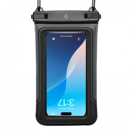 Spigen (2 pack) Waterproof Case (A611P) IPX8, for Phone, max 6.9" Matte Black