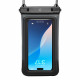Spigen (2 pack) Waterproof Case (A611P) IPX8, for Phone, max 6.9" Matte Black