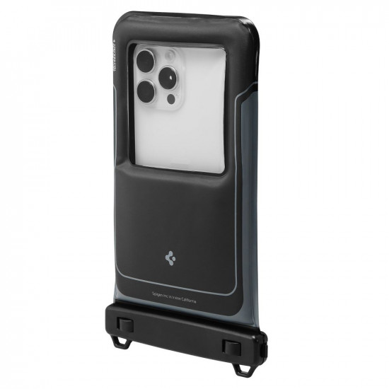 Spigen (2 pack) Waterproof Case (A611P) IPX8, for Phone, max 6.9" Matte Black