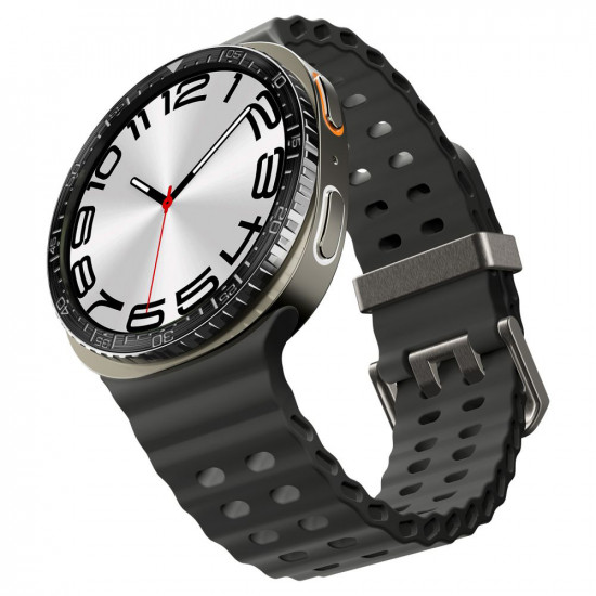 Spigen Bezel Tune Diver for Samsung Galaxy Watch8 44mm, Stainless Steel Black