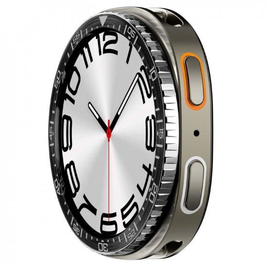 Spigen Bezel Tune Diver for Samsung Galaxy Watch8 44mm, Stainless Steel Black