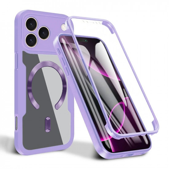 Techsuit ColorVerse 360 MagSafe Series + Screen Protector iPhone 17 Pro Max Purple
