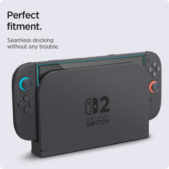 Techsuit (2 pack) Premium Tempered Glass SwitchAura with Applicator (NS1) for Nintendo Switch 2, 9H Resistant Clear