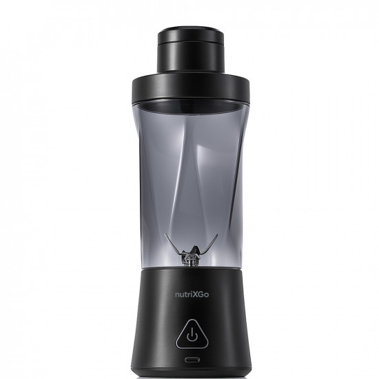 Techsuit Portable Blender nutriXGo (BP1) with Type C Cable, Rechargeable, 700ml, 20000rpm, 6000mAh Black