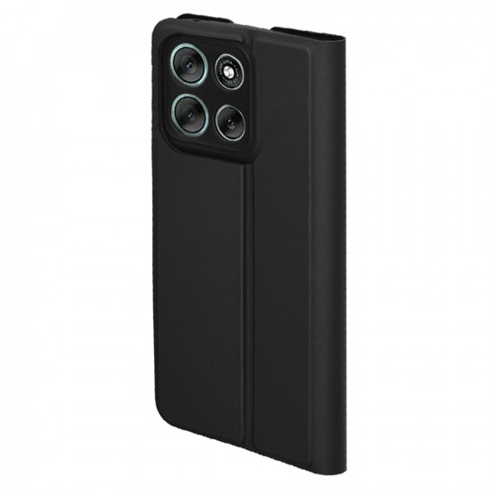 Techsuit Magskin Book Motorola Moto G56 Black