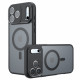 Techsuit PureFrost MagSafe iPhone 17 Pro Max Frosted Black