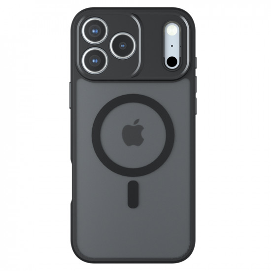 Techsuit PureFrost MagSafe iPhone 17 Pro Max Frosted Black