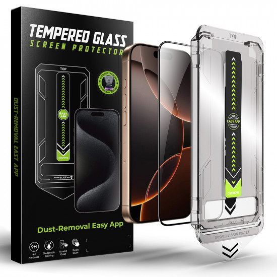 Techsuit TitanGlass FullCover iPhone 15 Plus / iPhone 16 Plus Black