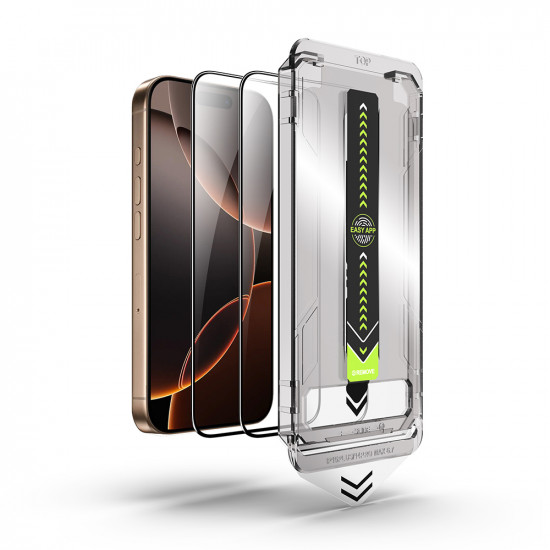 Techsuit TitanGlass FullCover (2 pack) iPhone XS Max / iPhone 11 Pro Max Black