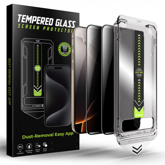 Techsuit TitanGlass FullCover (2 pack) iPhone 12 Pro Max Privacy