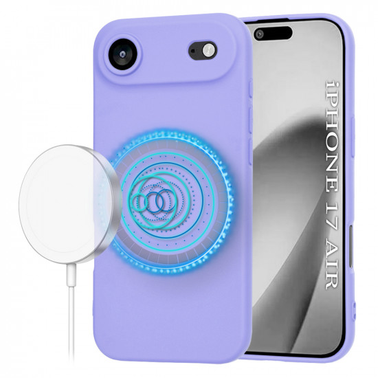 Techsuit SoftFlex MagSafe iPhone 17 Air Light Purple
