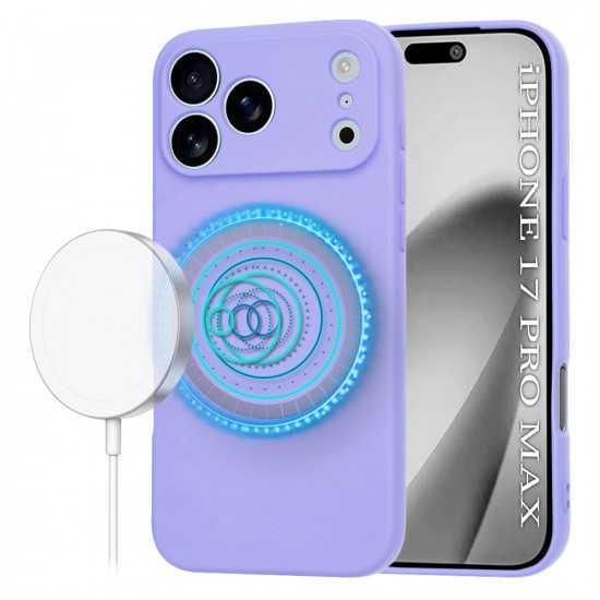 Techsuit SoftFlex MagSafe iPhone 17 Pro Max Light Purple